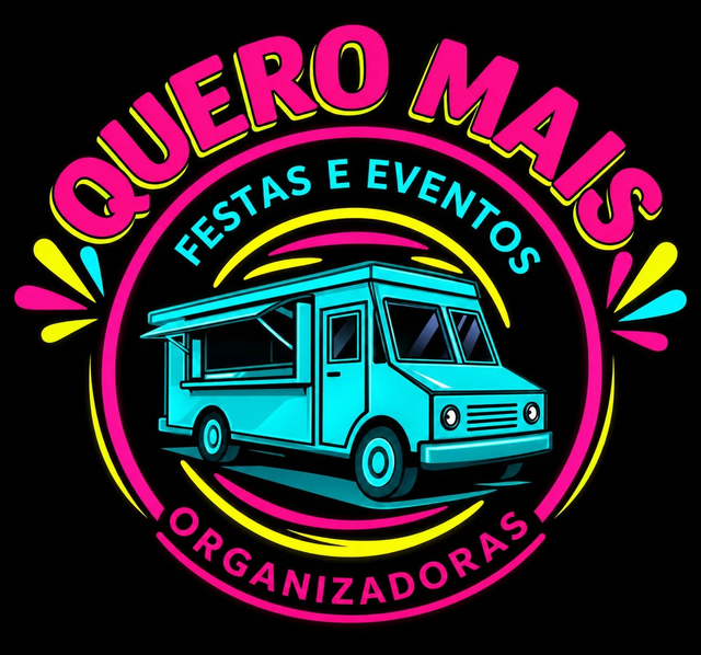Logo Quero Mais Festas e Eventos